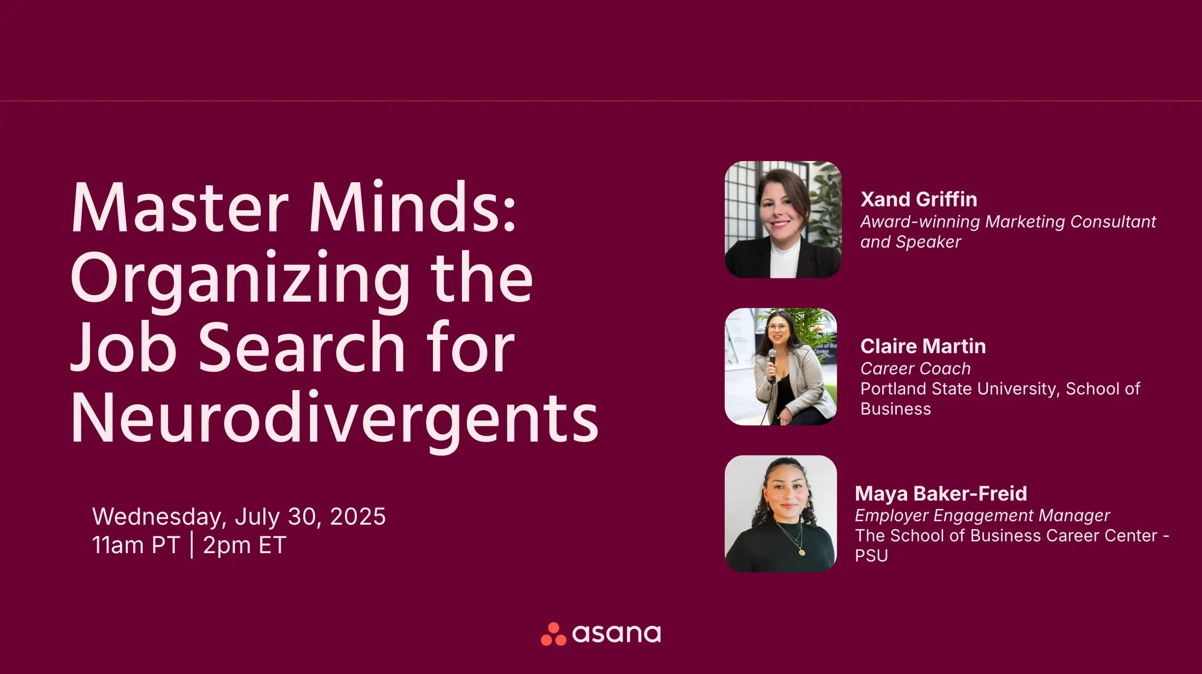 [Webinar] Master Minds: Organizing the Job Search for Neurodivergents