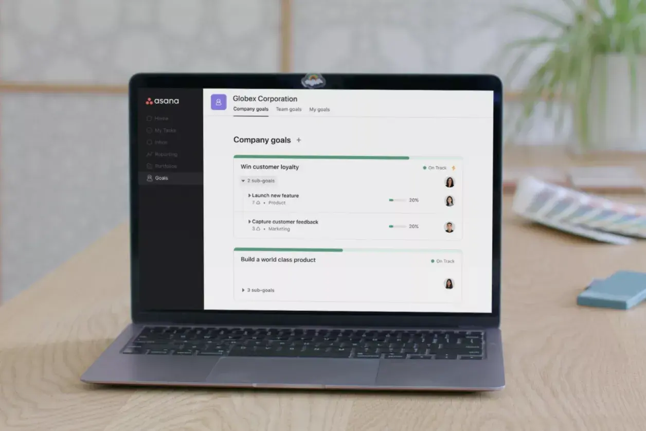 Asana のゴール機能で、社員と会社の目標をつなぐ