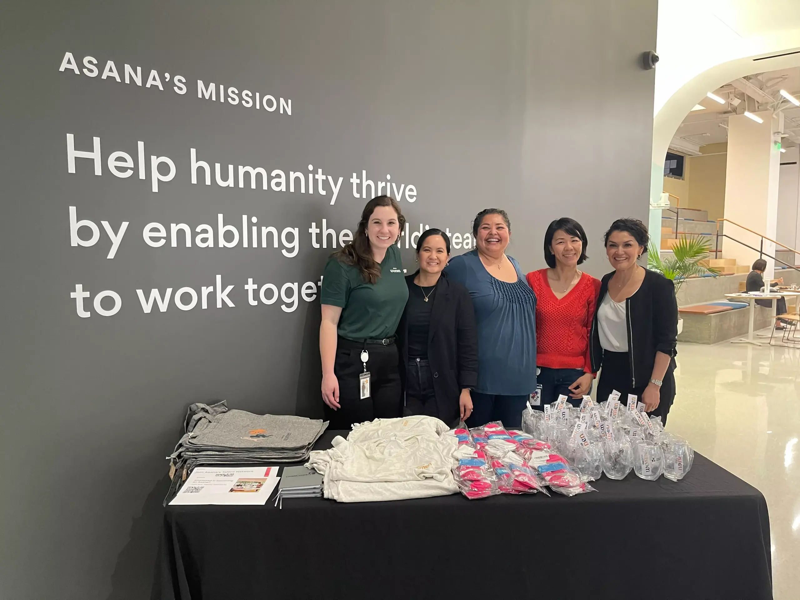 Asana women's history event team