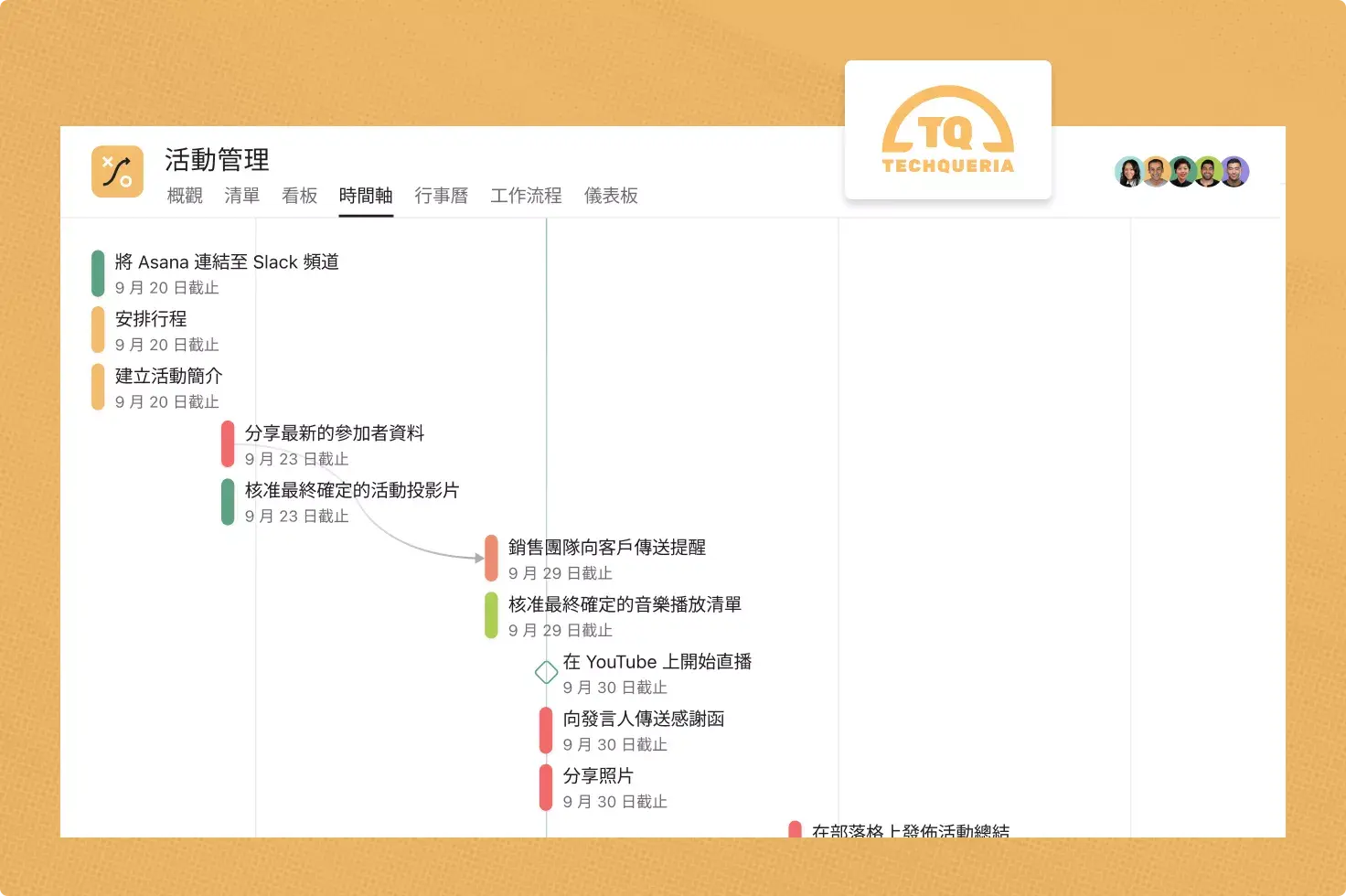 Techqueria 將 Asana 應用於活動之管理工作流程