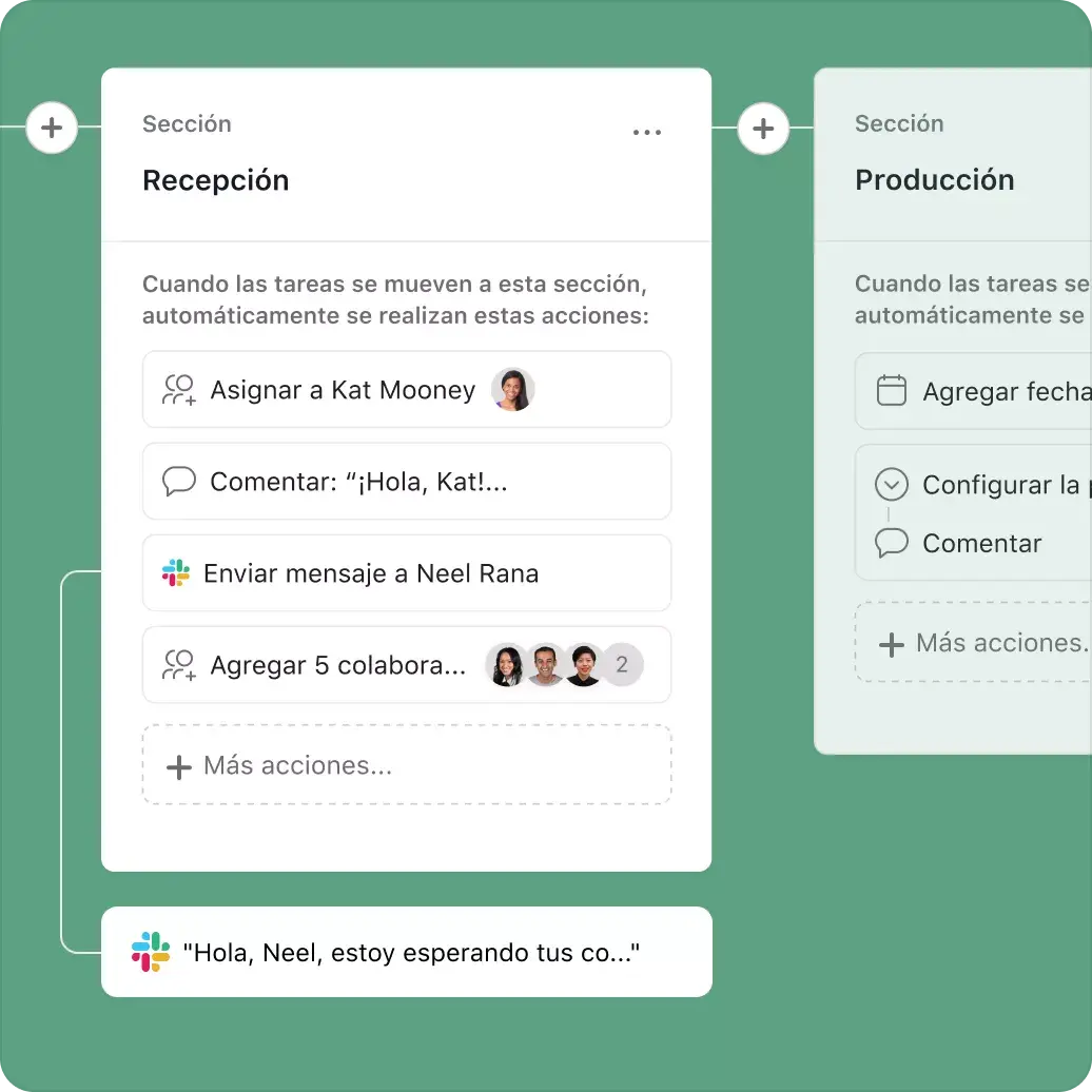 Maximiza el impacto con el generador de flujos de trabajo de Asana