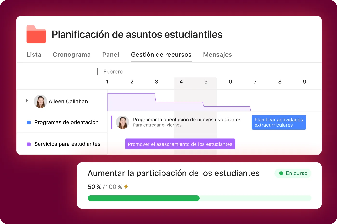 Planificación de asuntos estudiantiles (educación)