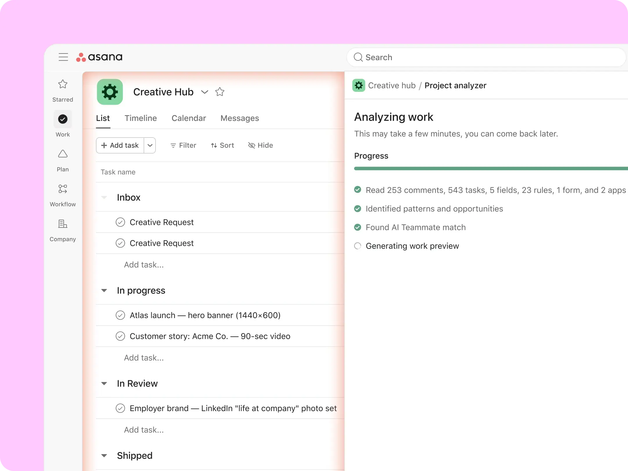 AI Agents for Work | Asana AI Teammates • Asana