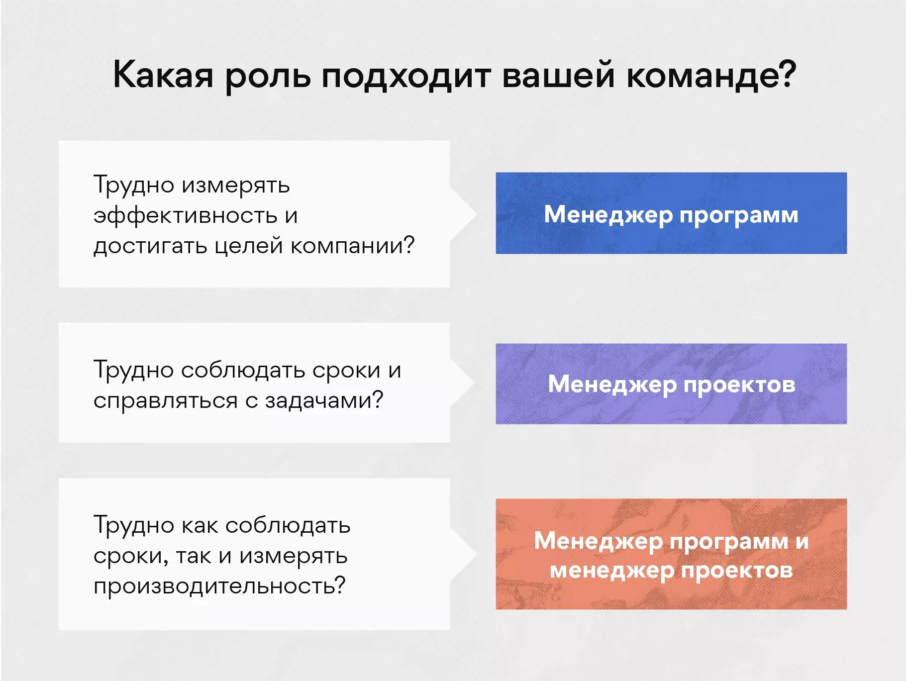 Какой специалист нужен вашей команде: менеджер программ или менеджер проектов?