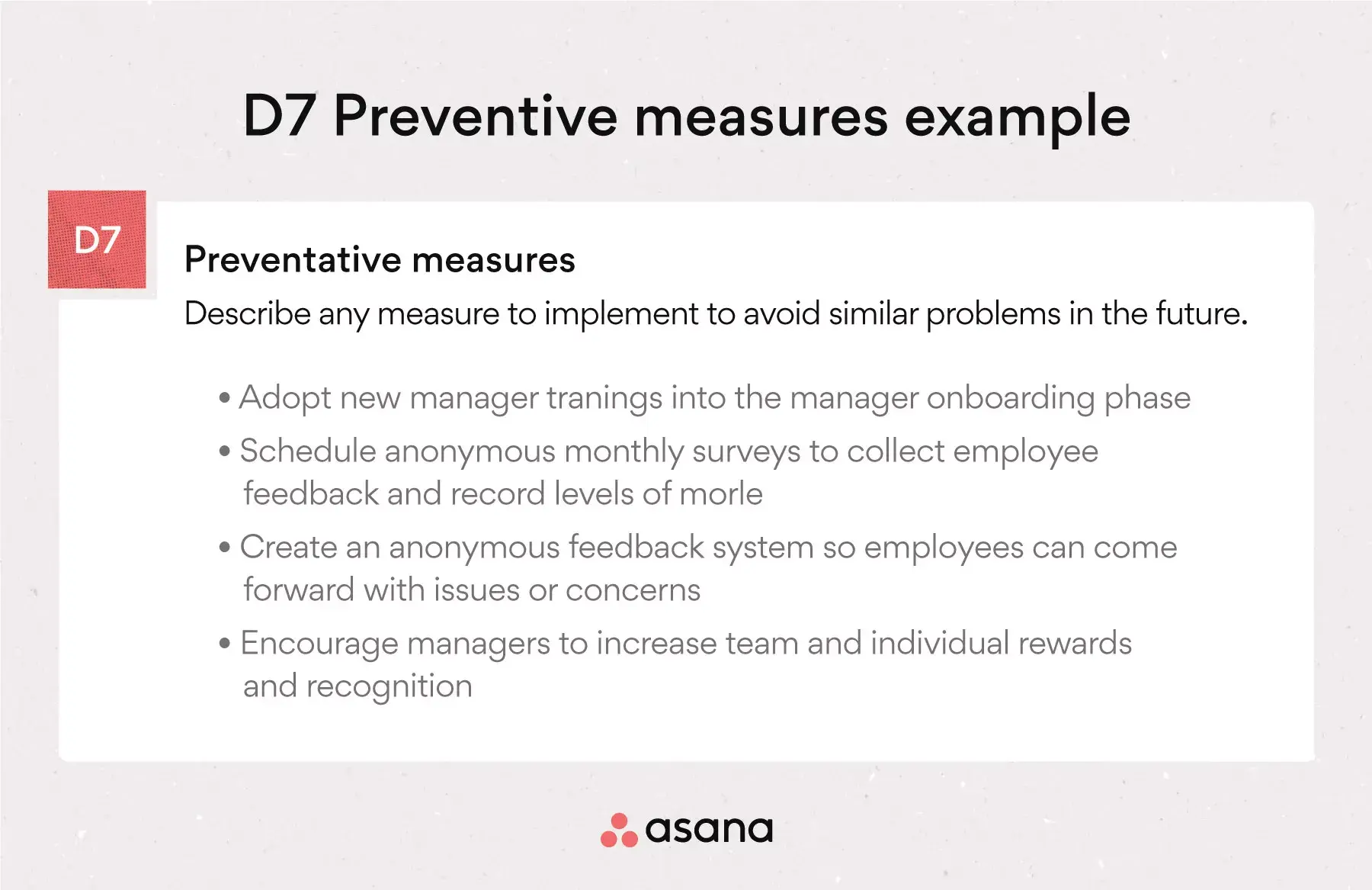 [inline illustration] D7 Preventive measure (example)