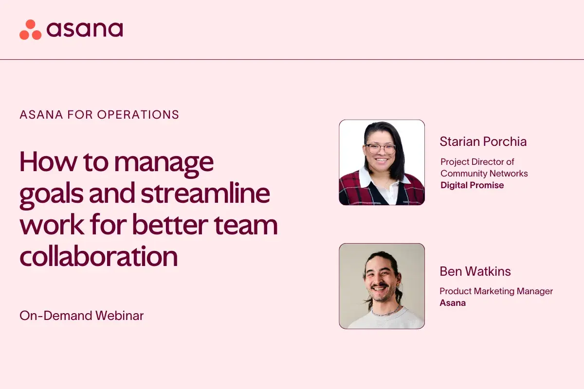 [Event Card] How to manage goals and streamline work for better team collaboration