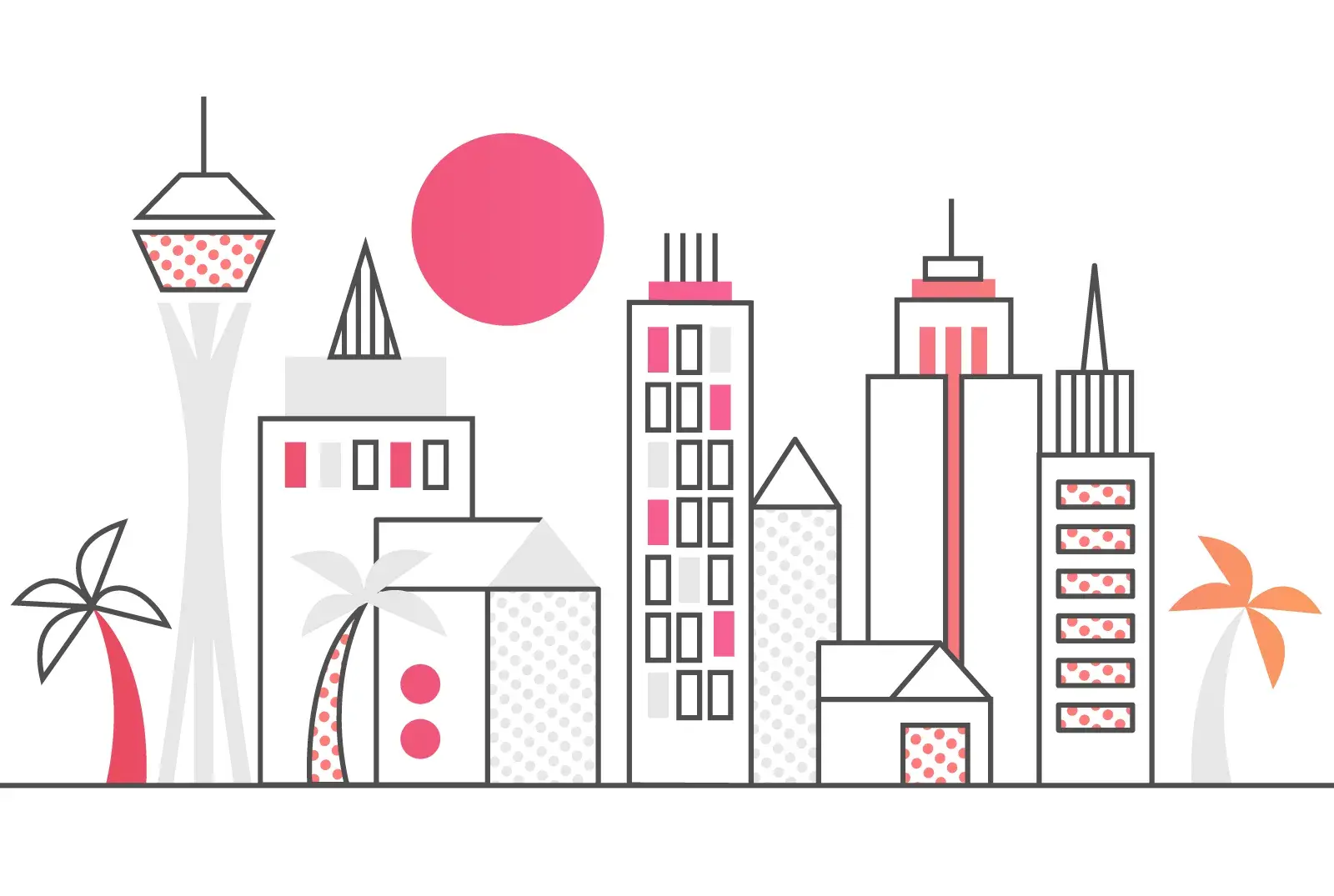 都市のイラスト