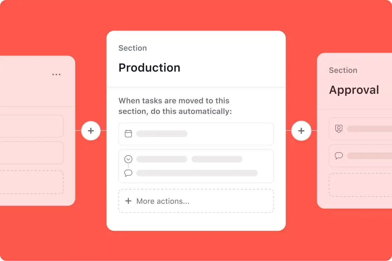 Asana UI for Workflow Feature
