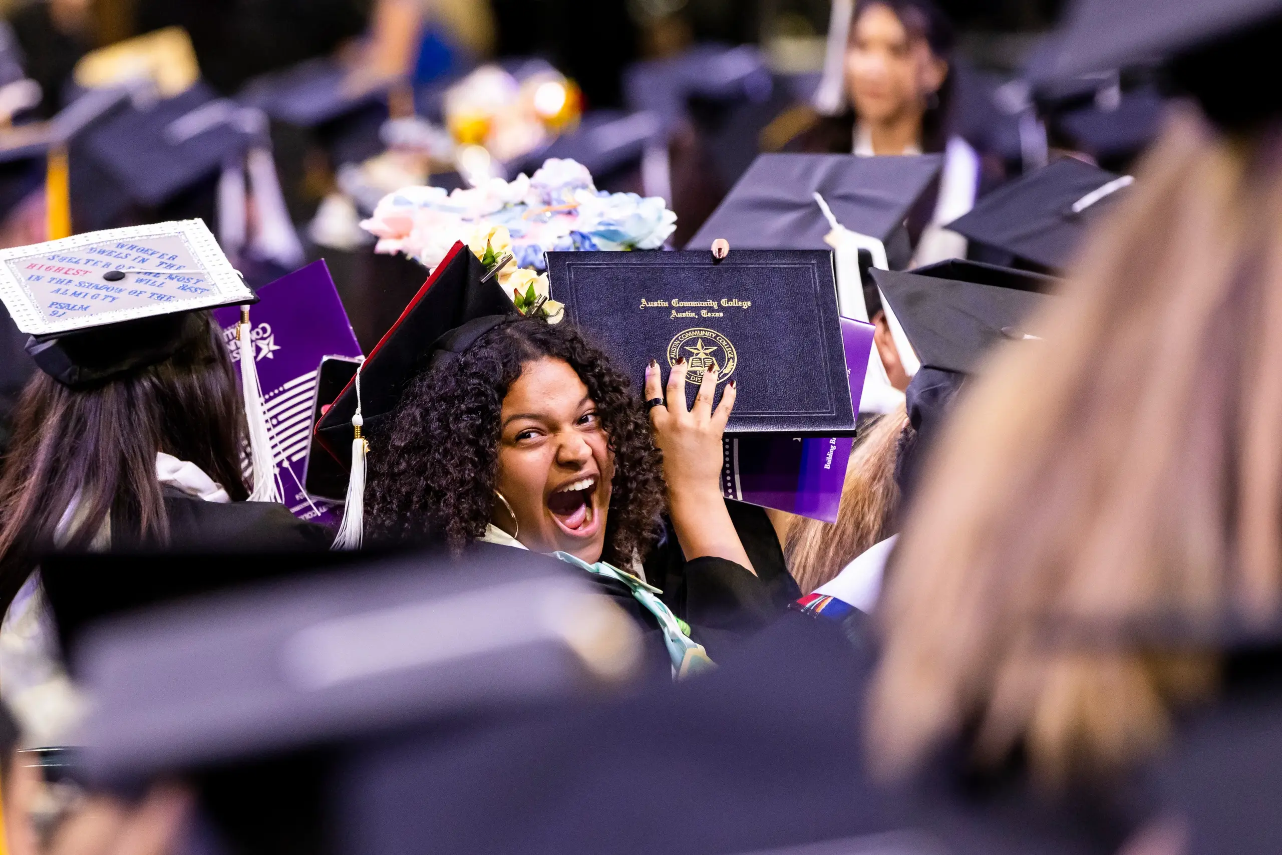 Asana Case Study - Austin Community College - photo of a graduation ceremony 