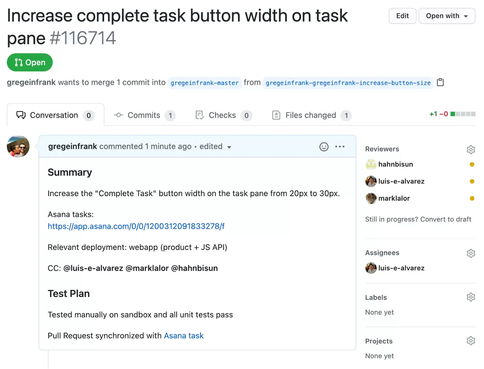 How Asana uses Asana to manage code reviews