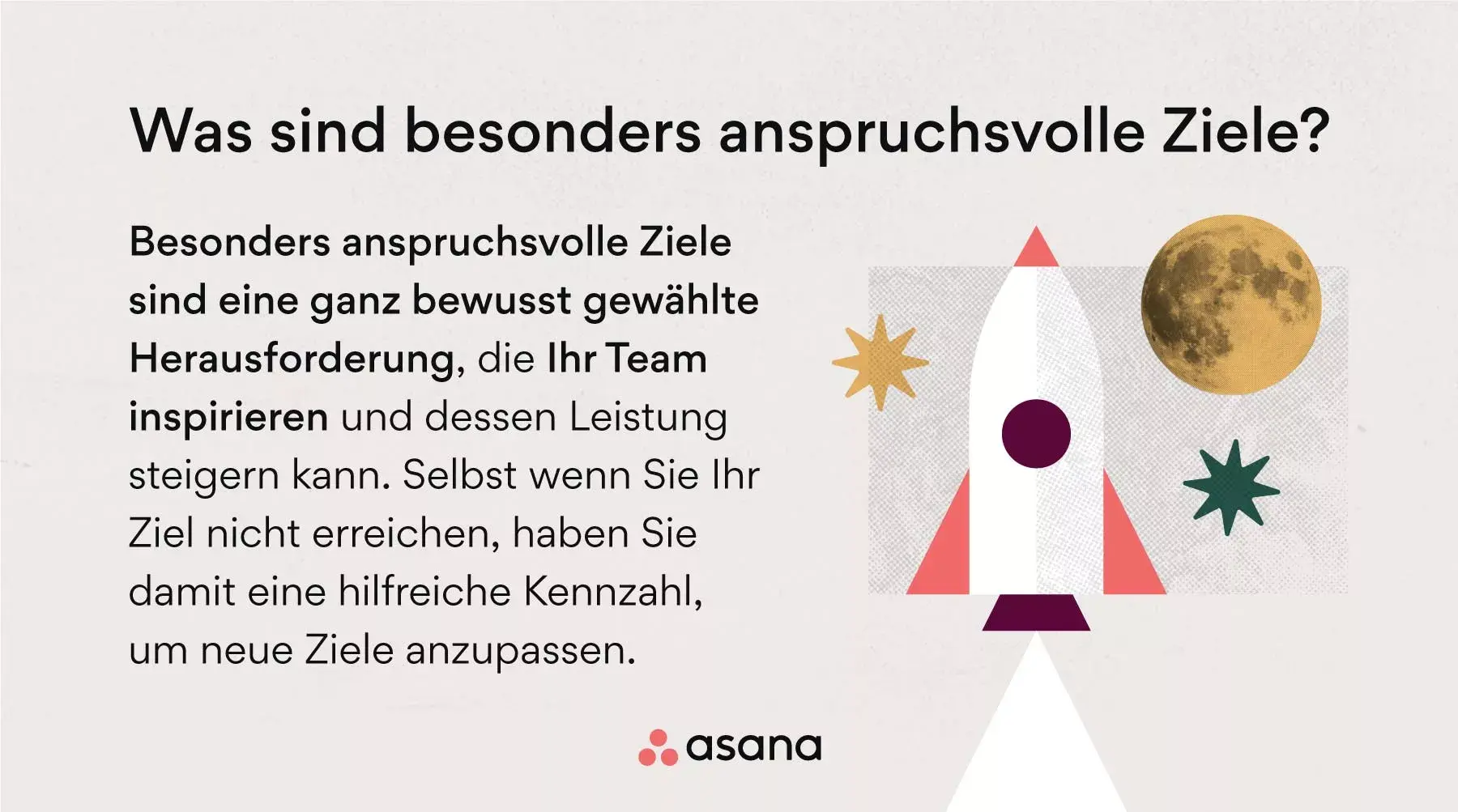 Was sind besonders anspruchsvolle Ziele?