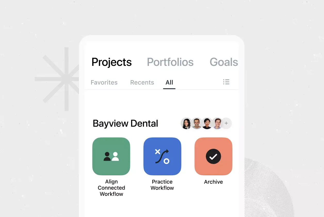Coordinate work across teams with Asana