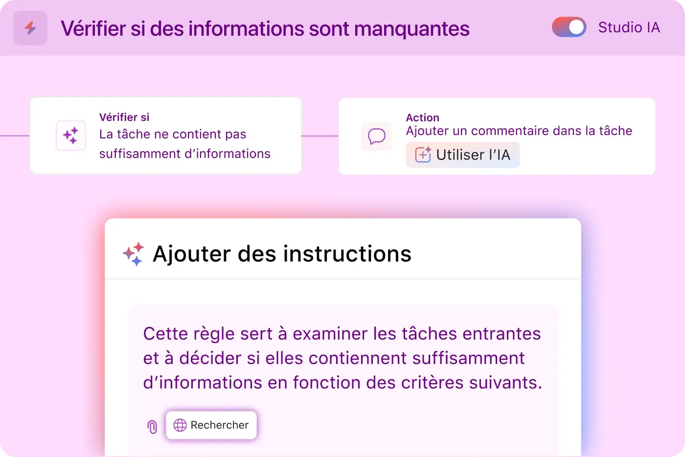 Le Studio IA d’Asana