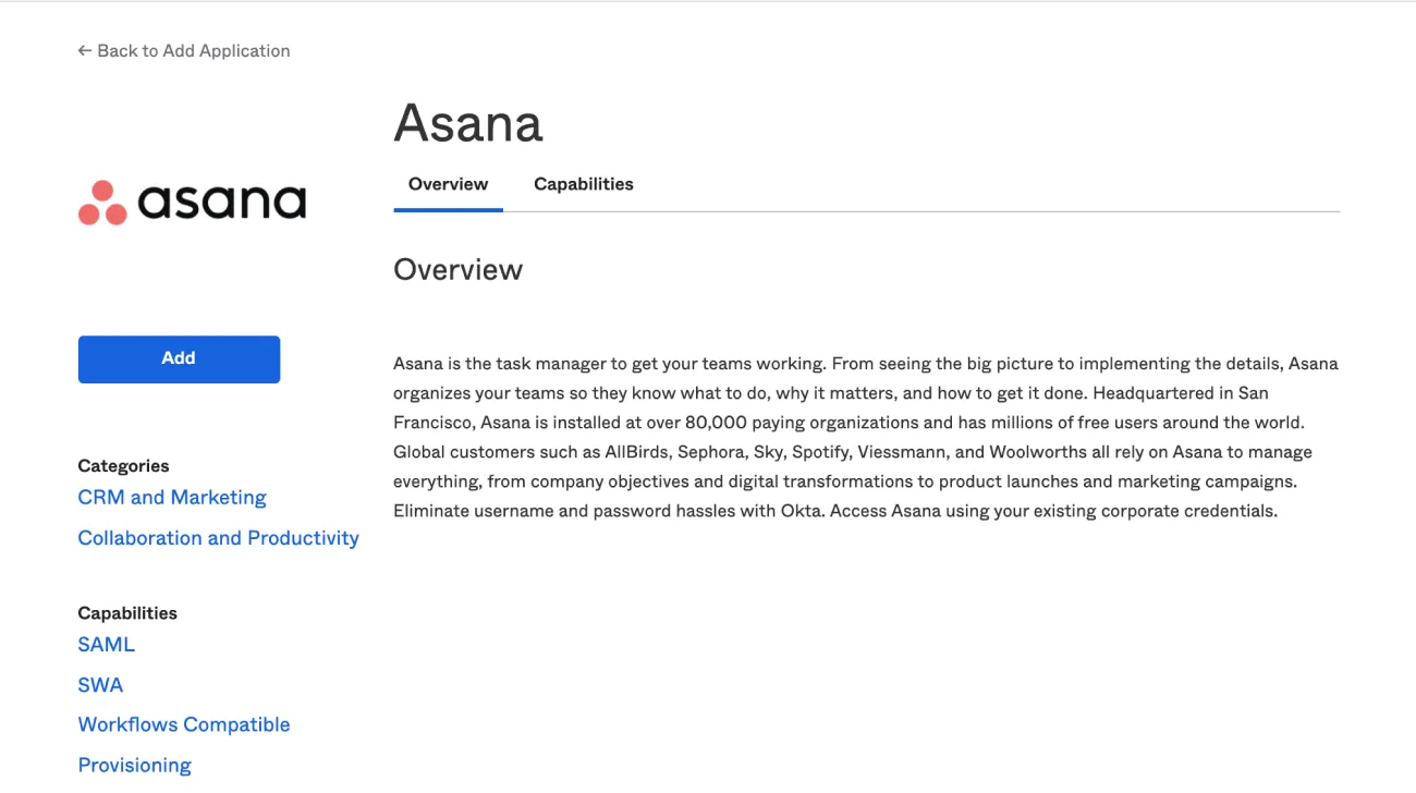 add asana