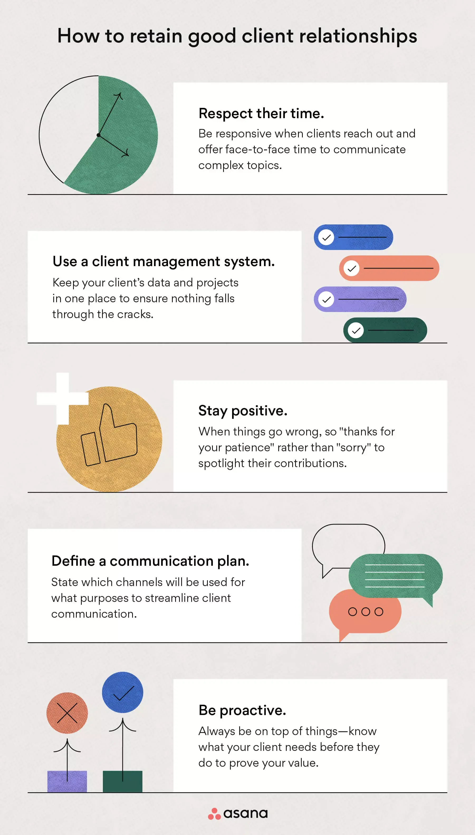 How to retain good clients