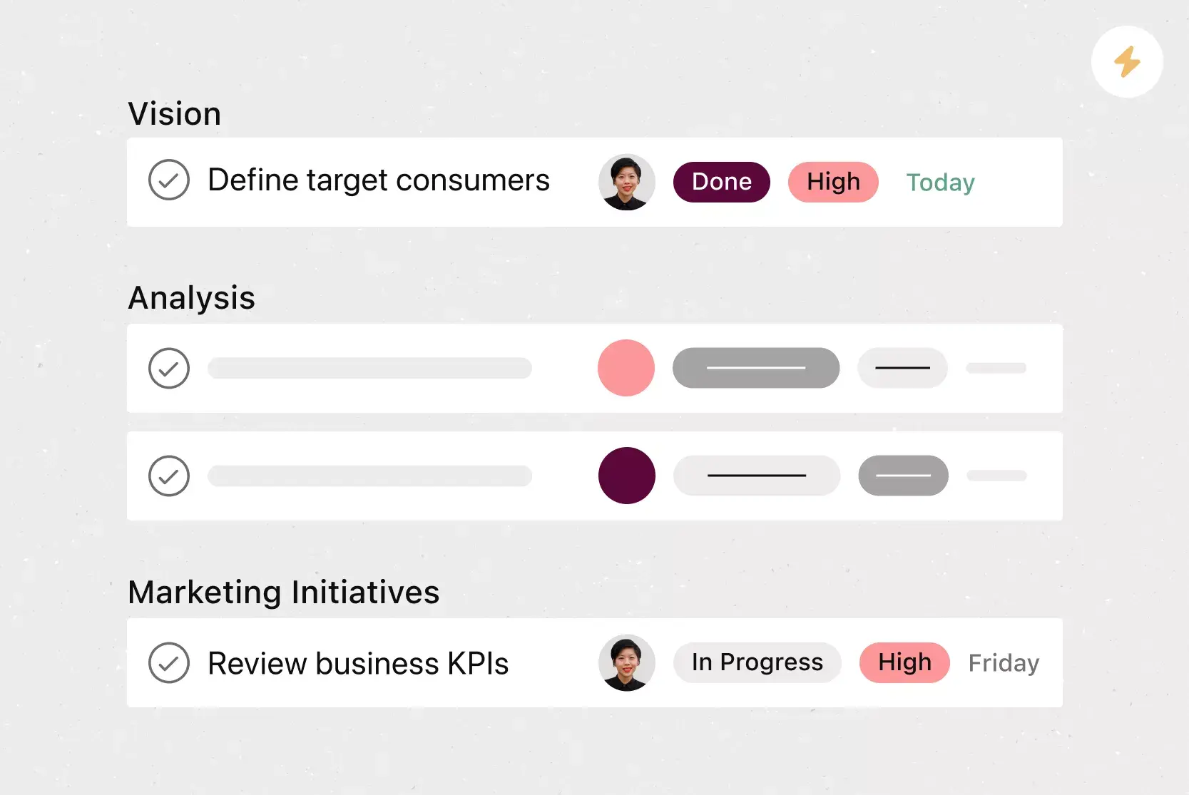 Marketing strategy template card image