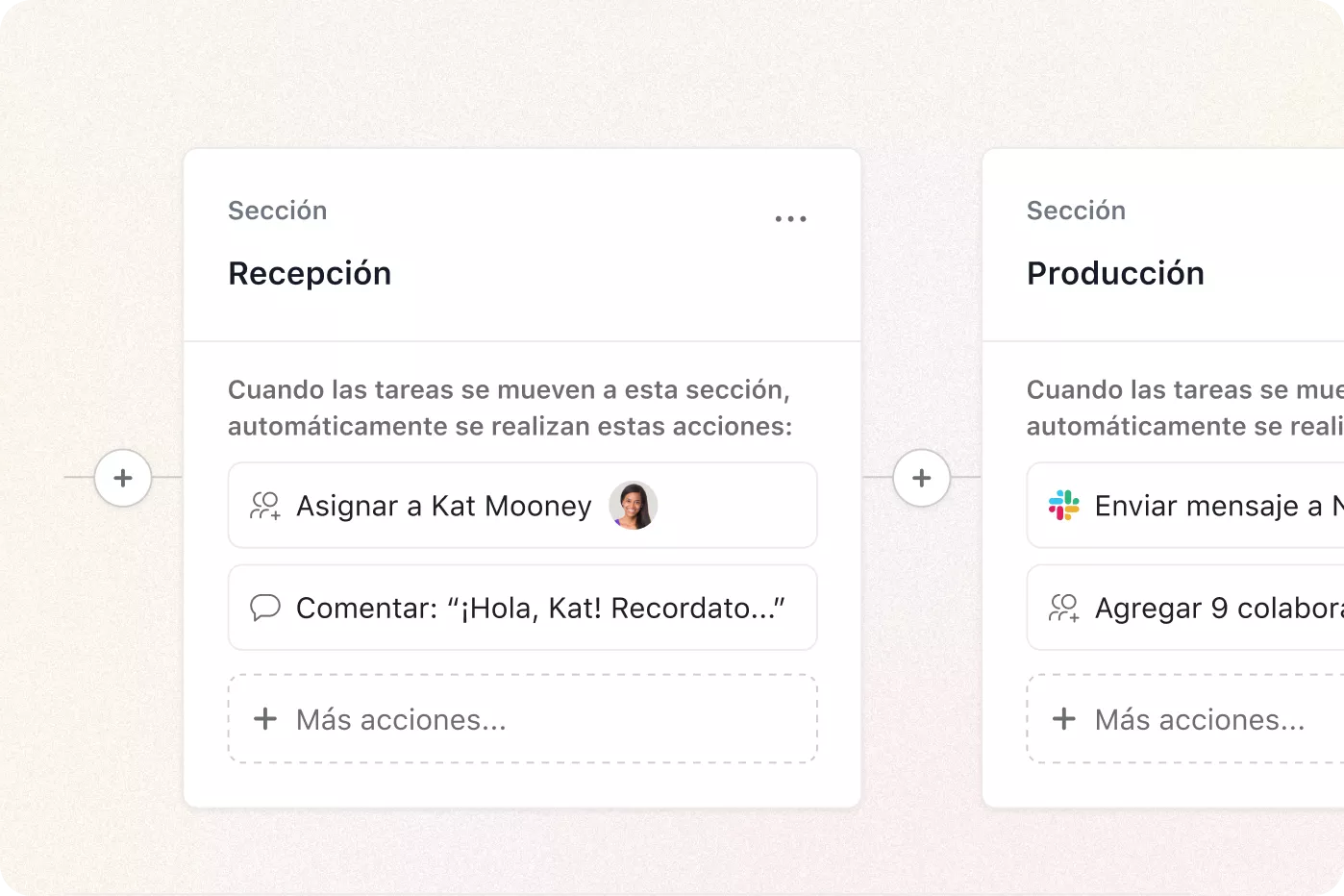 Mejora la coordinación con Asana 