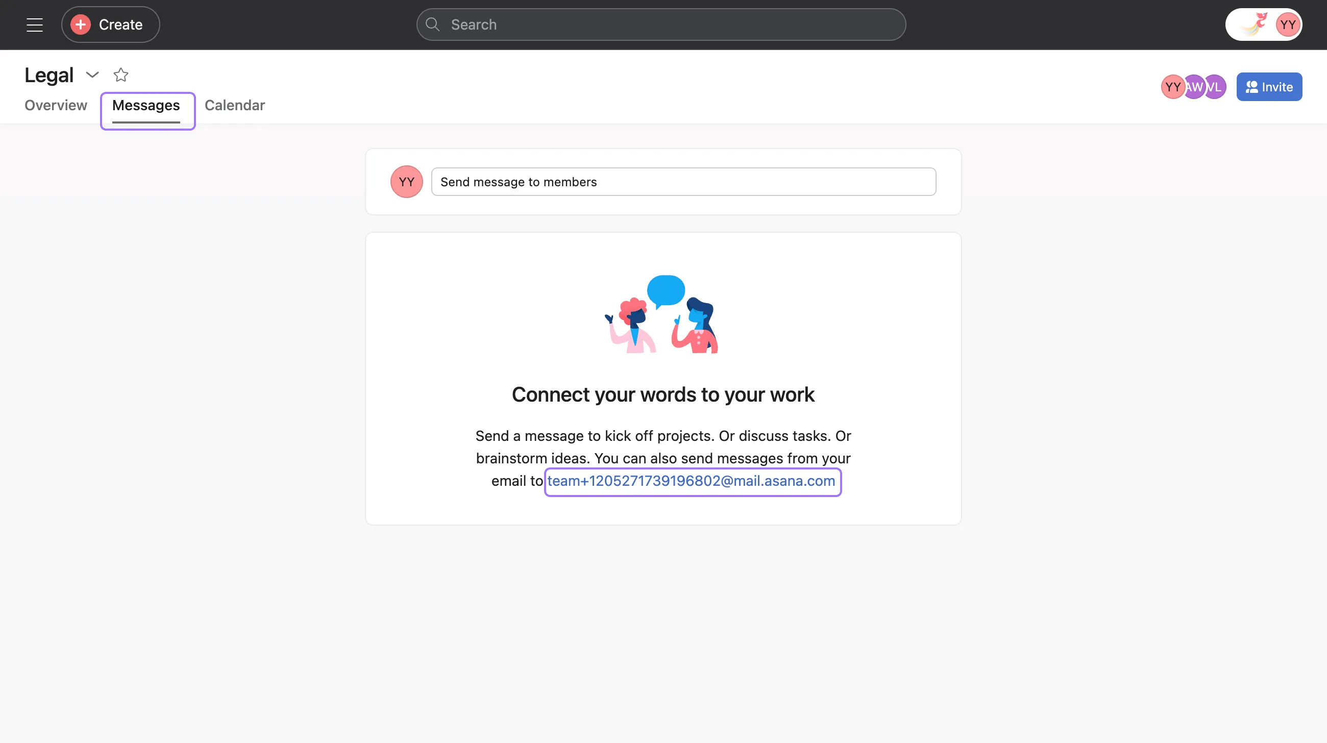 Email tasks to Asana