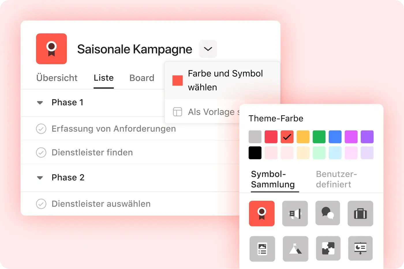 Passen Sie Home an Ihre Bedürfnisse an – Symbol