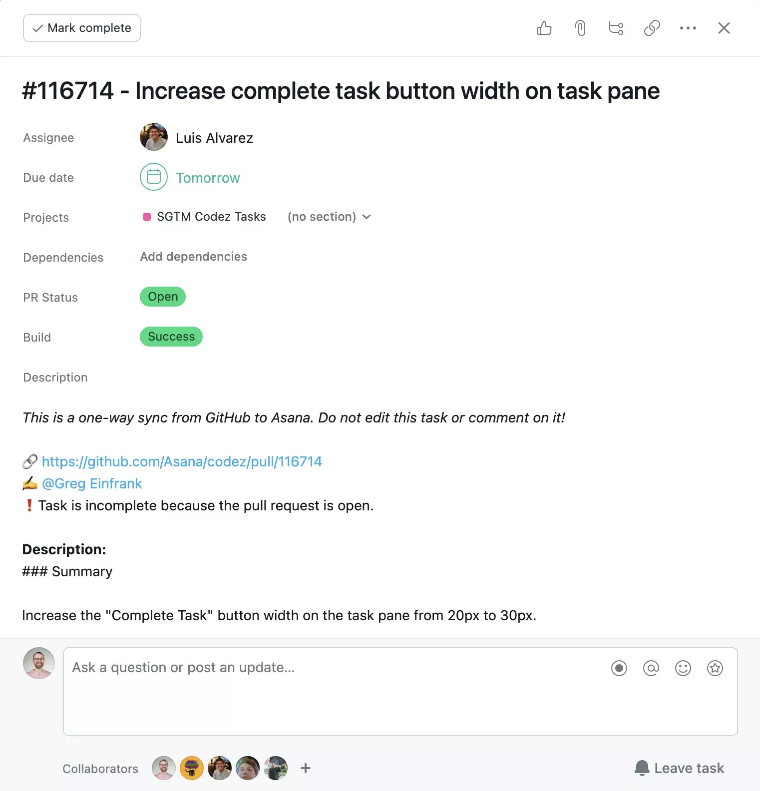 How Asana uses Asana to manage code reviews