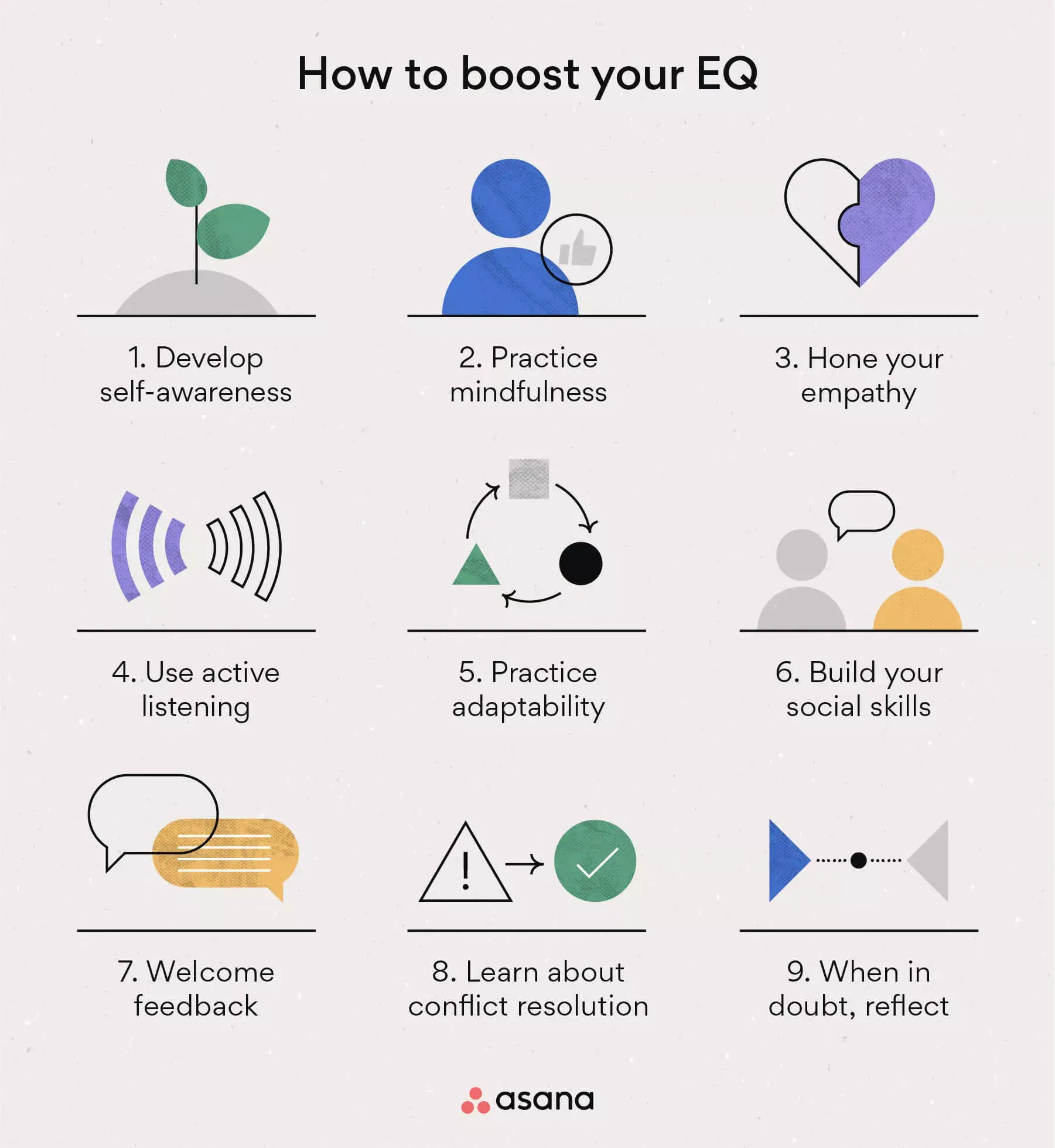[inline illustration] 9 tips to boost your EQ (infographic)