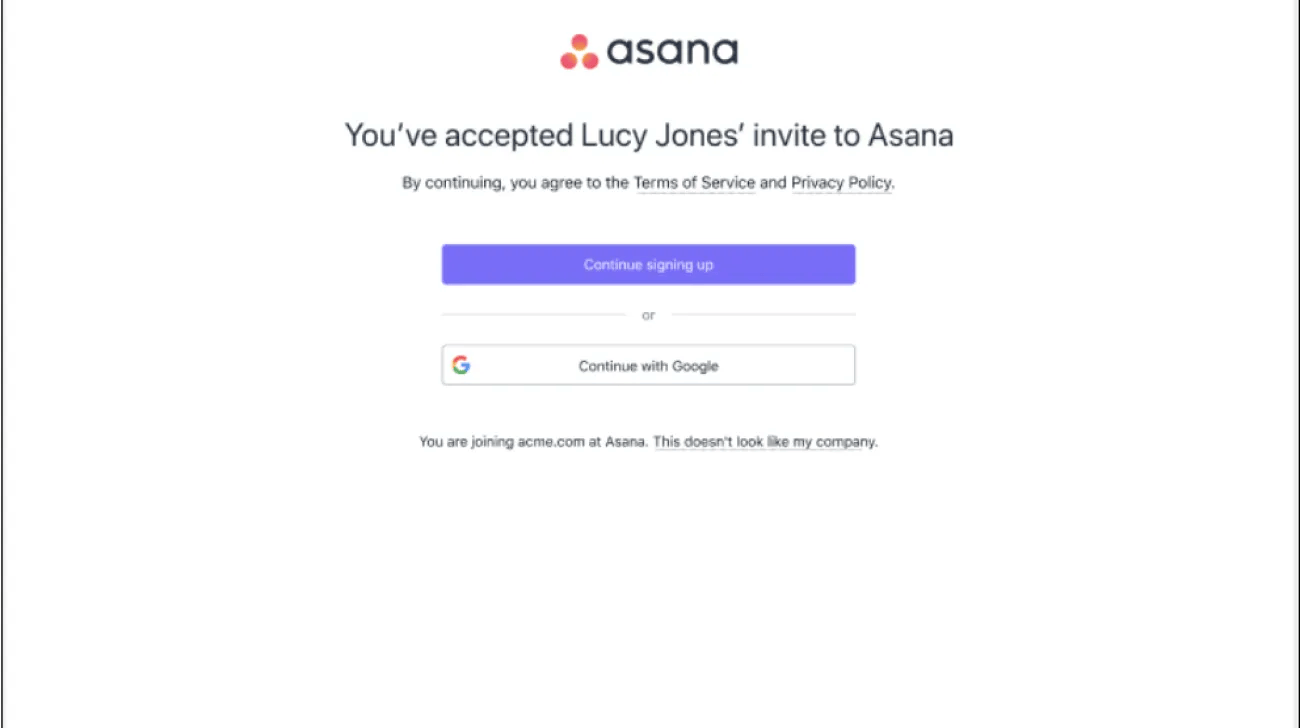 new invite