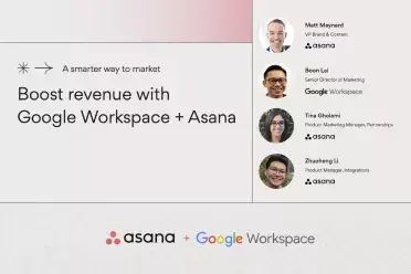 Google Workspace + Asana で収益アップ (カード画像)