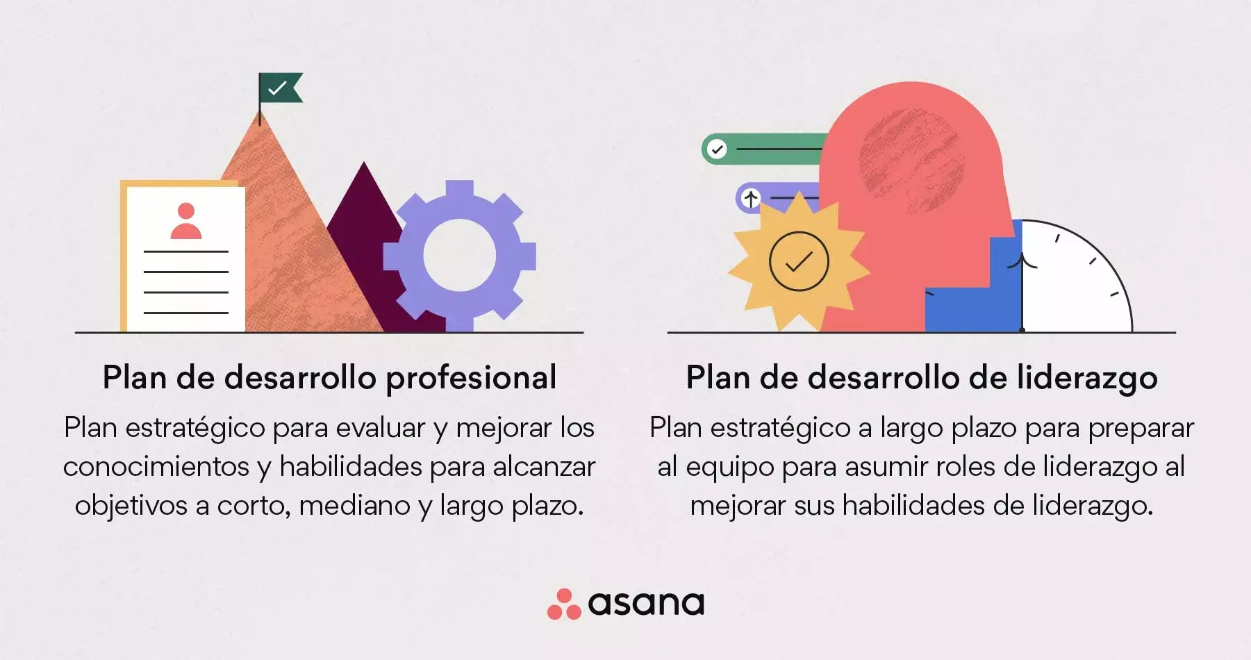 Plan de desarrollo profesional vs. plan de desarrollo de liderazgo