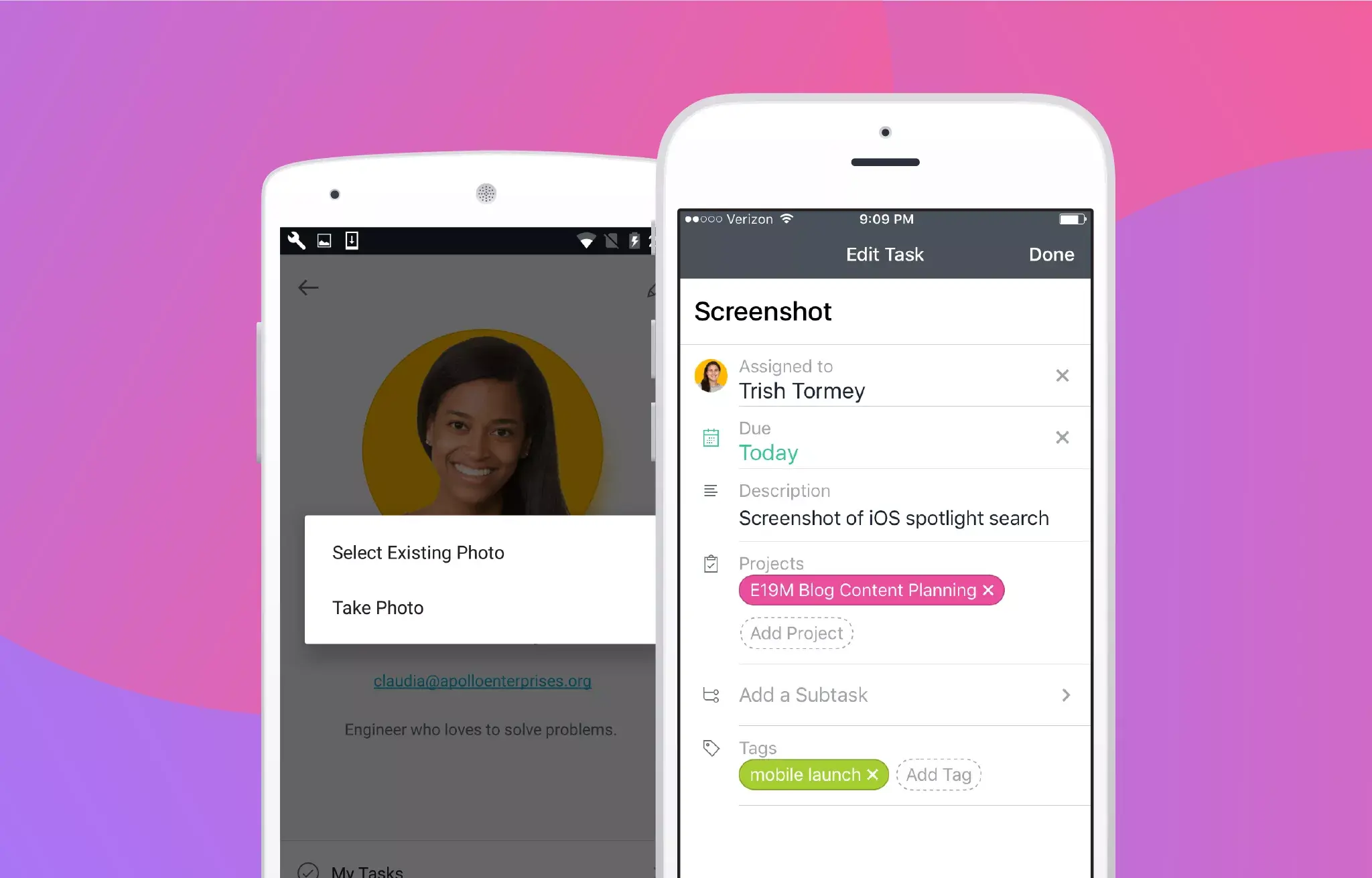 New for Asana mobile: tags, Spotlight search, 1Password, and more article banner image