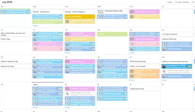 inline- Young Survival Coalition content calendar