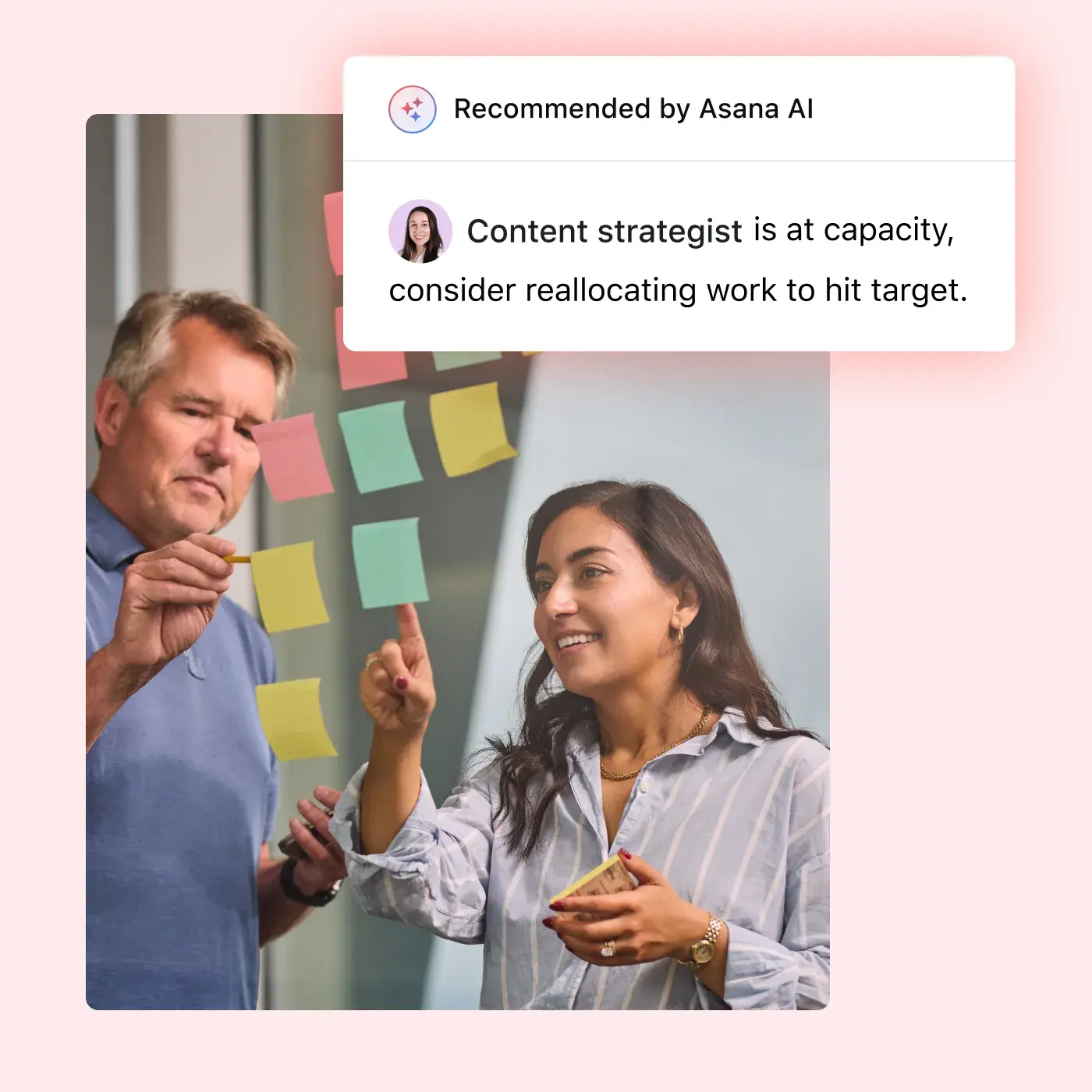 Team members balance capacity with asana ai