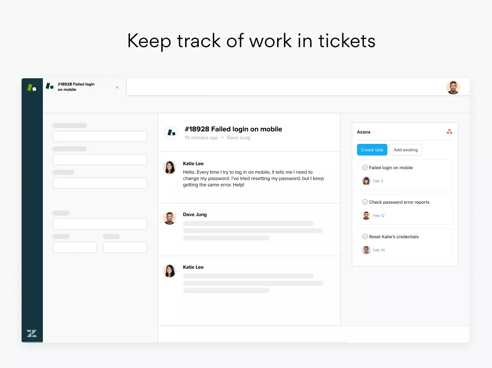 Integração Zendesk + Asana