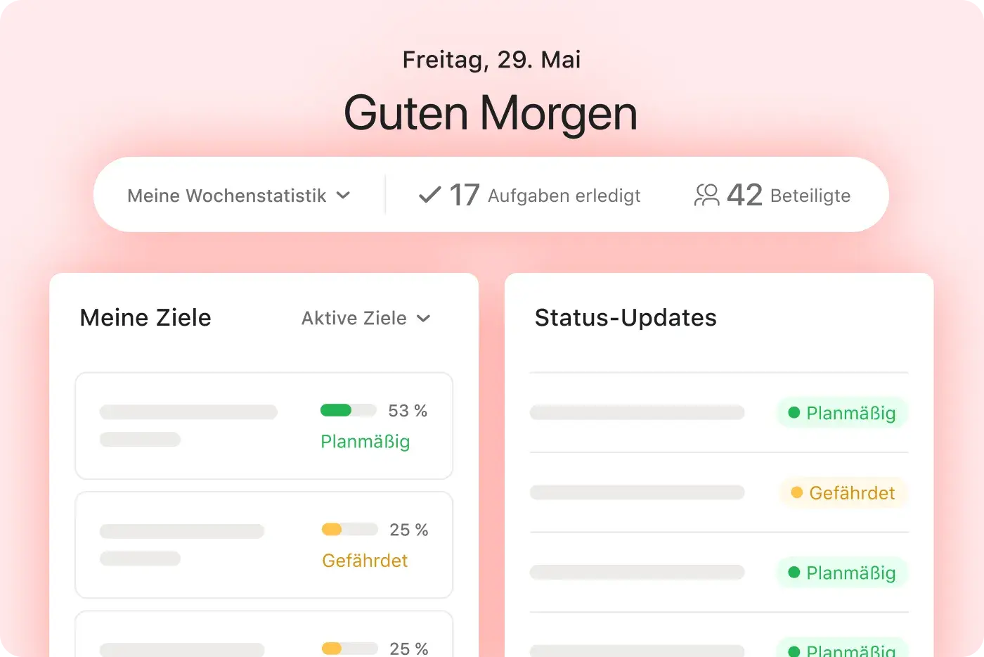 Beginnen Sie Ihren Tag erfolgreich – Symbol