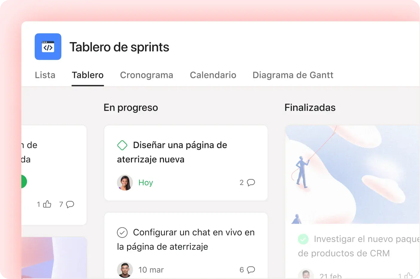 Da seguimiento al trabajo a través de las etapas