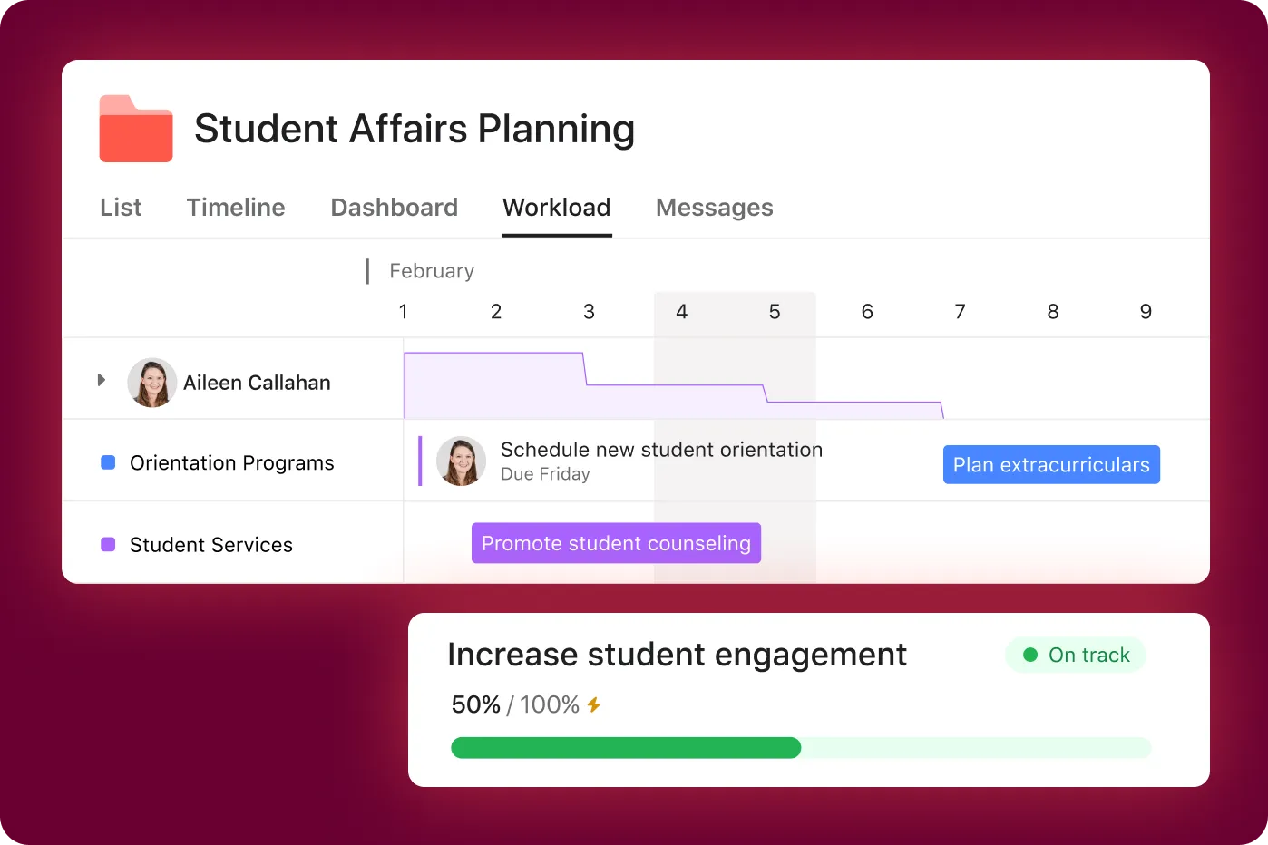 Planning studentenzaken (onderwijs)