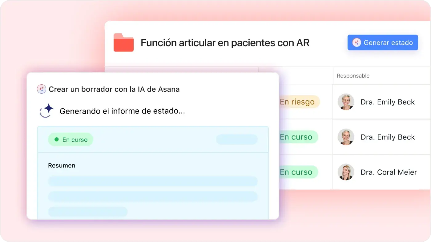 Imagen principal de gestión de investigaciones clínicas: interfaz de usuario del producto