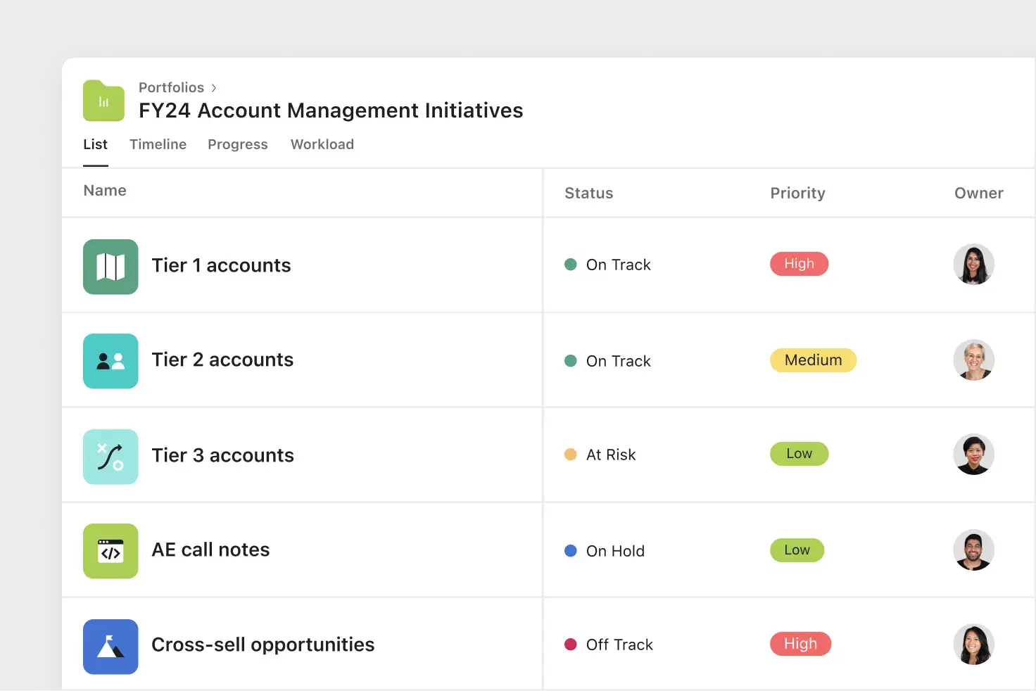 asana lets you focus on customers